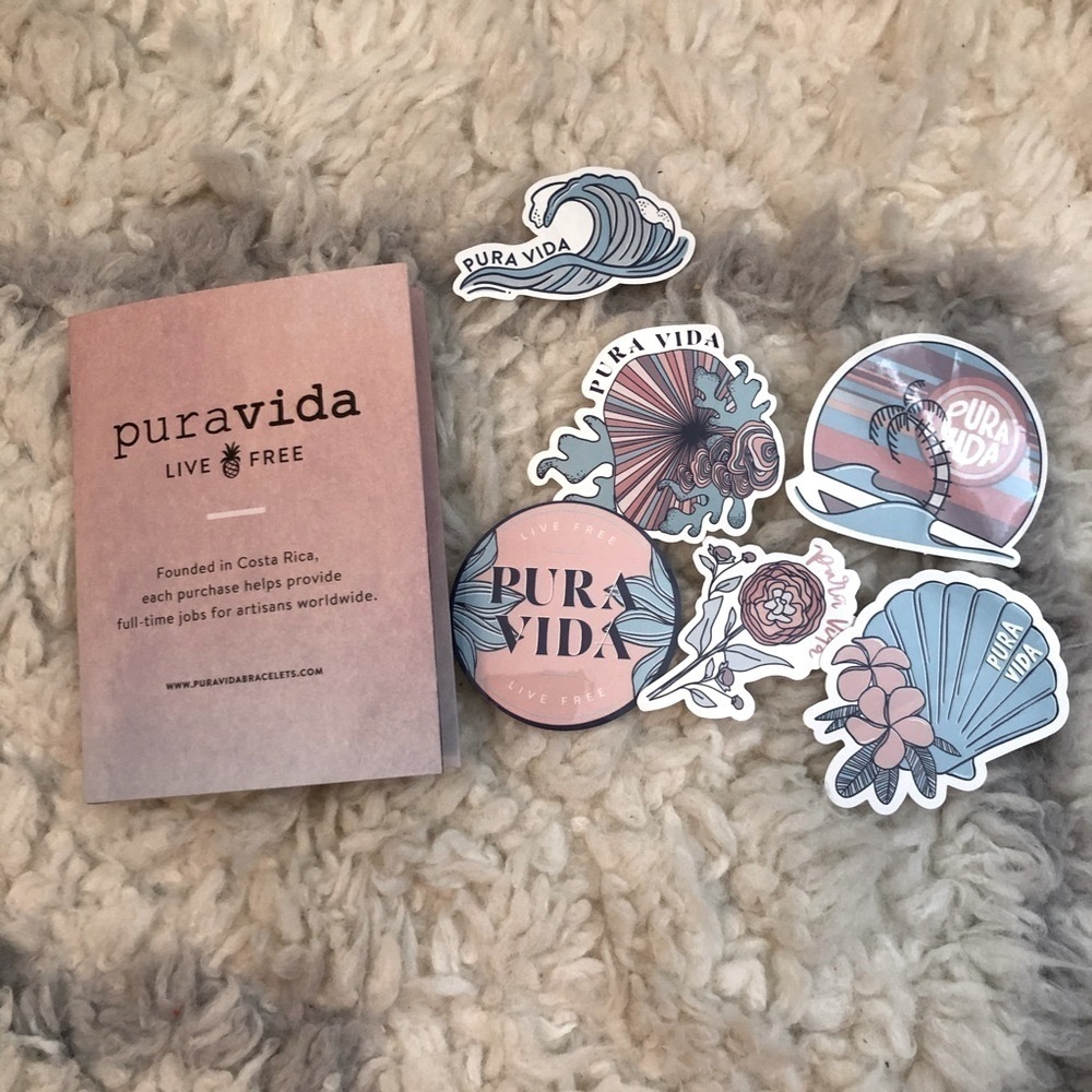 PURA Vida Sticker Set